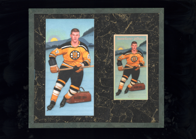 Picture, Helmar Brewing, Hockey Icers Card # 26, Bobby ORR, Setting sun, Boston Bruins